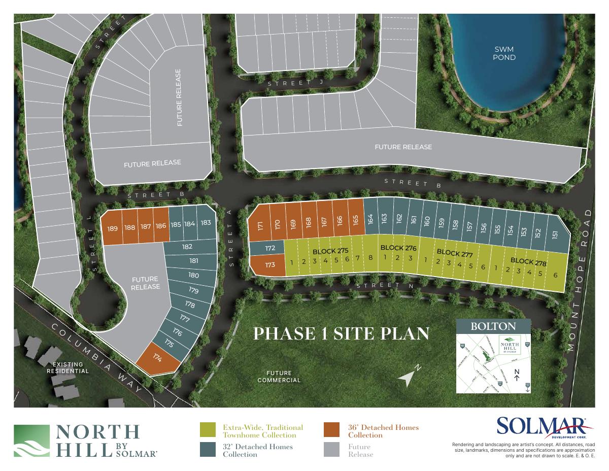 Preview of the North Hill site plan
